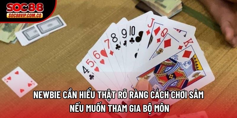 Newbie cần hiểu thật rõ ràng cách chơi sâm nếu muốn tham gia bộ môn